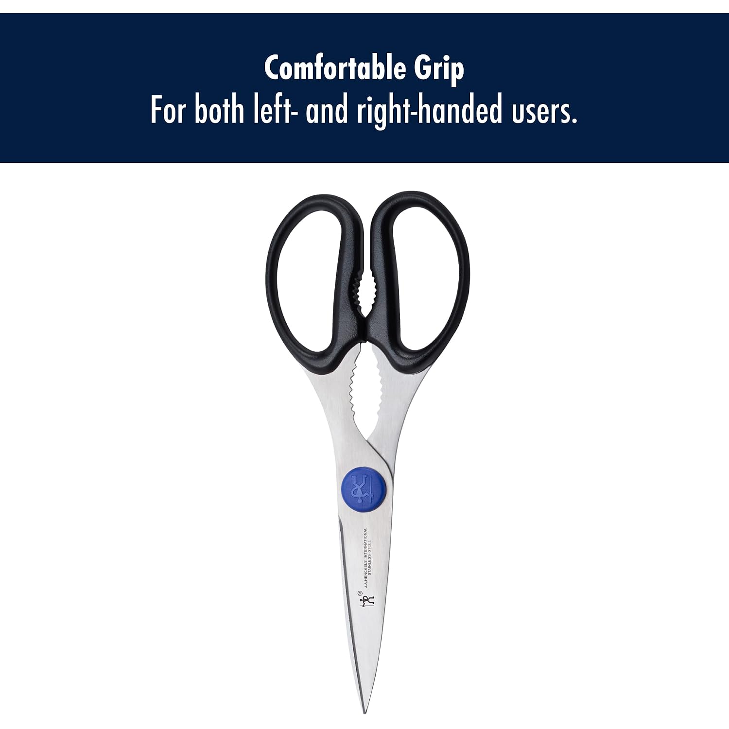 Henckels Kitchen Scissors, Micro Serrated Blade Edge, Stainless Steel