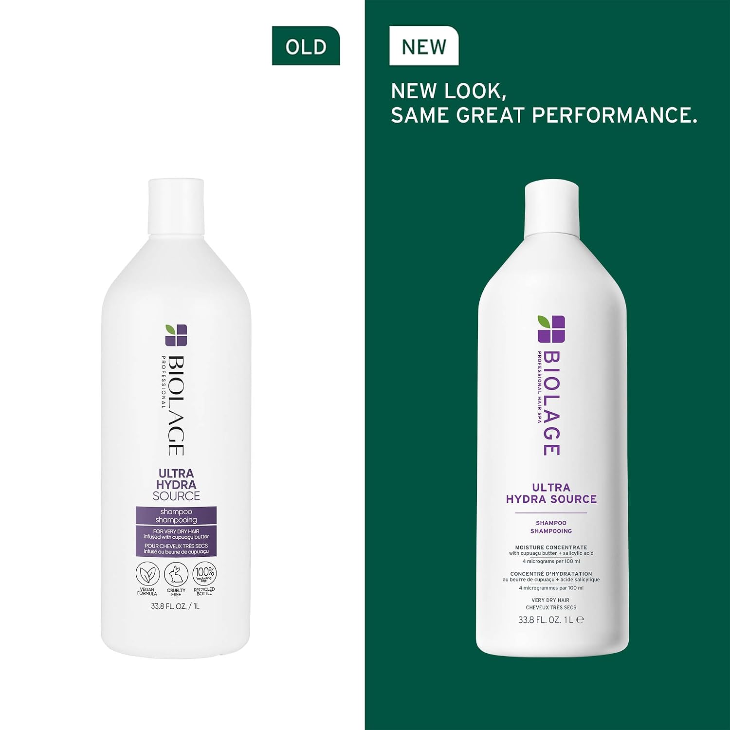 Biolage Ultra Hydra Source Shampoo & Conditioner Set - Renews Hair'S Moisture And Deeply Conditions With Frizz Control And Added Shine, For Very Dry Hair, Silicone-Free & Vegan