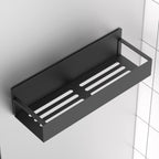 HuggieGems Metal 4 Pack Magnetic Spice Storage Rack Organizer for Refrigerator and Oven, Black Fridge Organizers and Storage, Metal