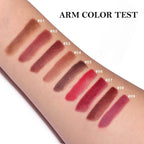 BINGBRUSH 2-in-1 Gradient Dark Brown Lip Liner & Lipstick Combo,Matte Longwear Waterproof Lip Pencil with Cone Tip,Smudge Proof Crayon for Flawless Ombre Contour,Women's Long Lasting Makeup Set