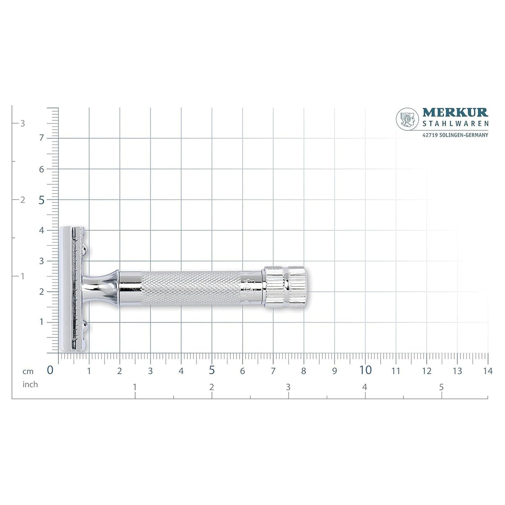 Merkur Mk34c Double Edge Razor with Heavy Duty Short Handle