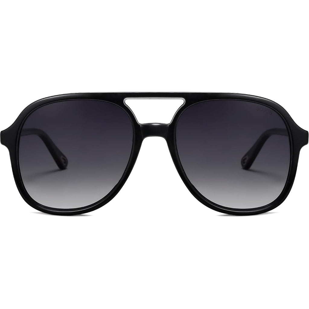 Sojos Retro Polarized Aviator Sunglasses Womens Mens Classic 80S 90S Vintage Trendy Square Aviators Sj2174