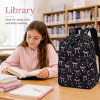 Backpack For Teen Girls Bookbags School Backpack With Lunch Box And Pencil Case 3 In 1 School Bags Set