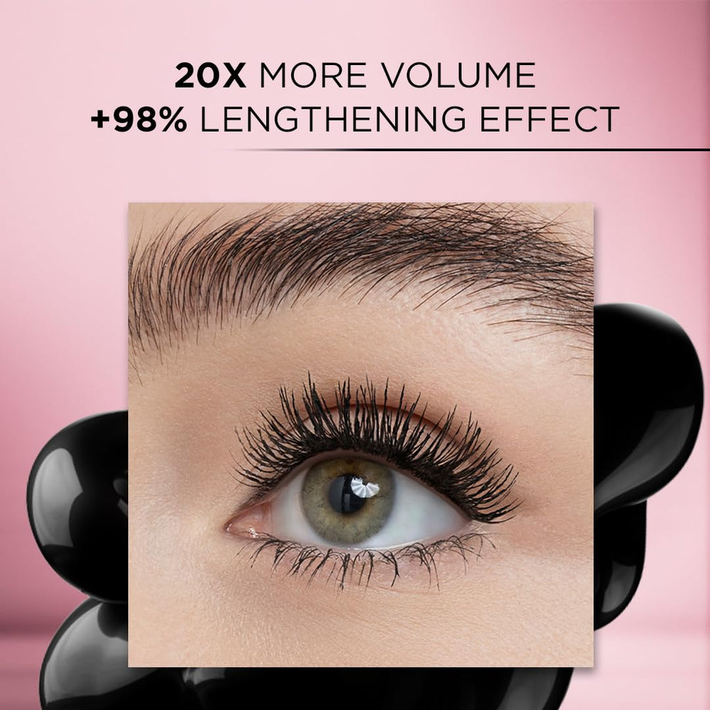 L'Oreal Paris Makeup Voluminous Lash Paradise Mascara, Voluptuous Volume, Intense Length, Feathery Soft Full Lashes, No Flaking, No Smudging, No Clumping, Blackest Black, 0.25 Fl Oz (Pack Of 1)