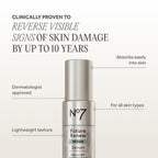 No7 Future Renew Damage Reversal Anti Aging Serum For Face - Face Serum For Women With Peptides To Support Skin Repair - Helps Reduce Fine Lines, Wrinkles, Dryness & Uneven Tone (0.84 Fl Oz)