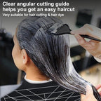 Silicone Hair Cutting Guide Collar - Waterproof Cutting Mat For Hair Stylist - Hair Cutting Cape