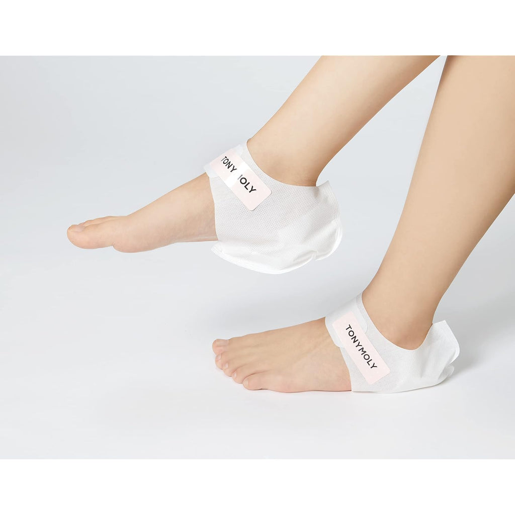 TONYMOLY Changing U Magic Foot Peeling Shoes – Exfoliating Foot Mask with AHA & Watermelon Extract for Dry, Cracked Heels & Callus Removal, Baby Soft Feet Spa Treatment, 1 Pair