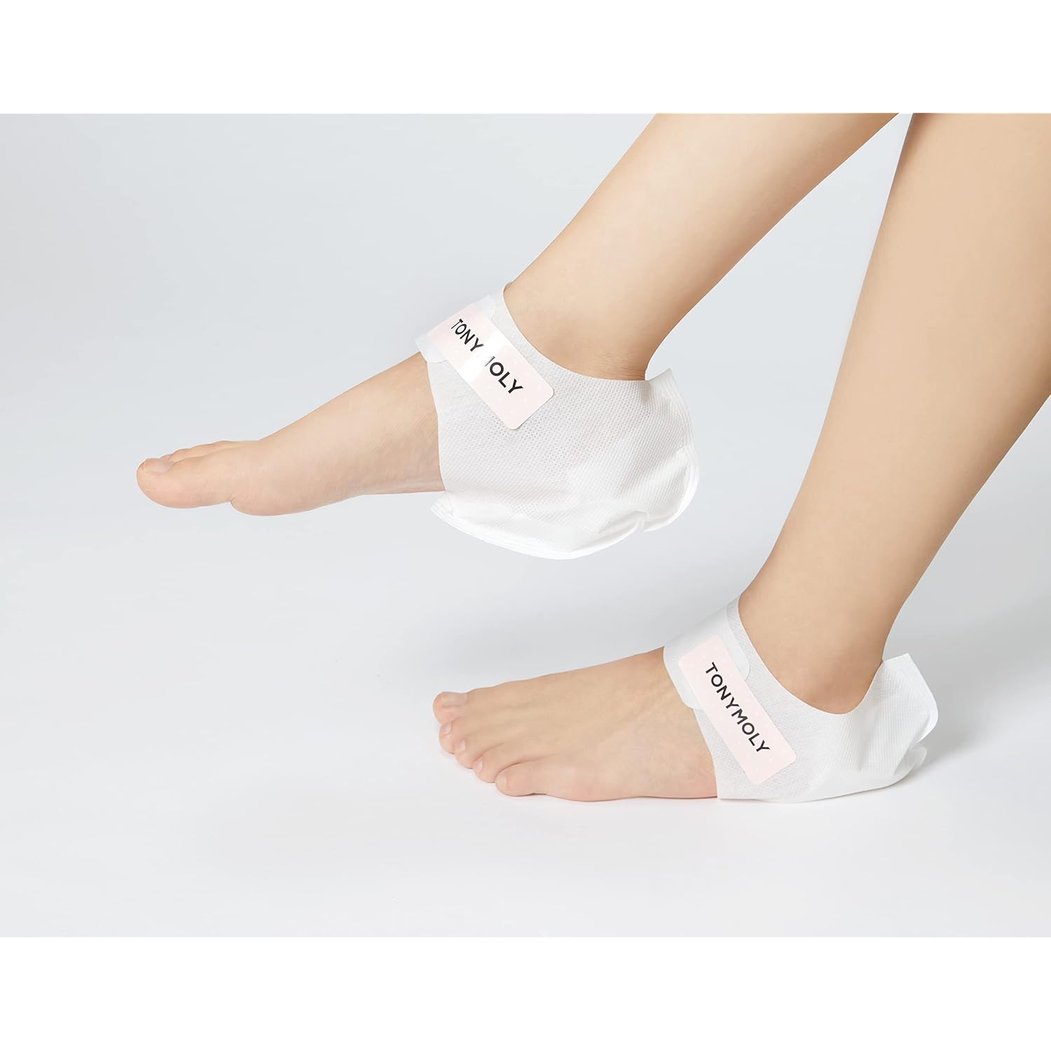 TONYMOLY Changing U Magic Foot Peeling Shoes – Exfoliating Foot Mask with AHA & Watermelon Extract for Dry, Cracked Heels & Callus Removal, Baby Soft Feet Spa Treatment, 1 Pair