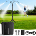 Portable Misting System With Stand, Water Cooling Misters Set For Outside Patio - 9L Bucket Built-In 10000Mah Battery & Pcs Pump & Timer For Outdoor, Canopy, Sport, Golf, Beach, Greenhouse, Camp