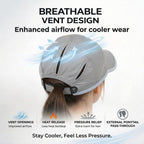 TOP-EX ChicPony™ UVCoolix Cooling UPF50+ Ponytail Thick Hair Womens Baseball Cap,Breathable Lightweight,Golf Running Sports