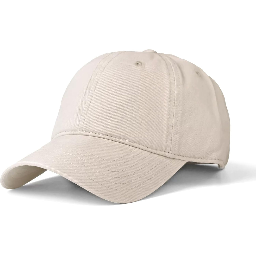 Unisex Vintage Washed Distressed Baseball-Cap Twill Adjustable Dad-Hat