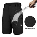 Palmyth Men'S Fishing Short Quick Dry 10.5” Sun Protection Uv Upf 50+ Cargo Shorts Water Resistant For Saltwater Freshwater