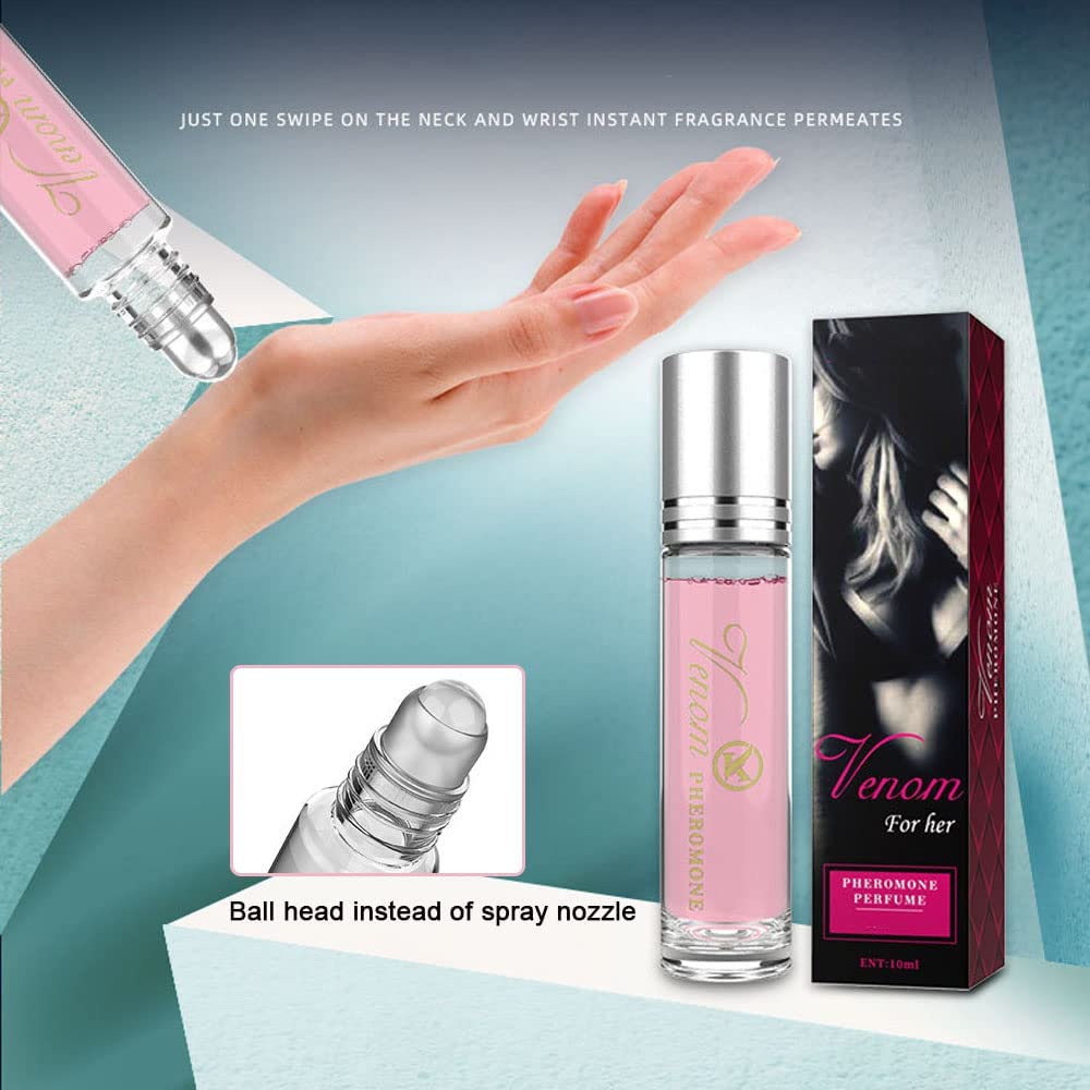 masatow Women Pheromone Perfume - Long-lasting and Addictive Personal Roll-on Pheromone Perfume Oil Fragrance - Cologne for Women to Attract Men