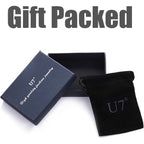 U7 Women Locket Necklace Platinum 14K Gold Photo Lockets that Hold Picture,Chain 20 Inch Personalized Gift Custom Love Heart Image Necklaces