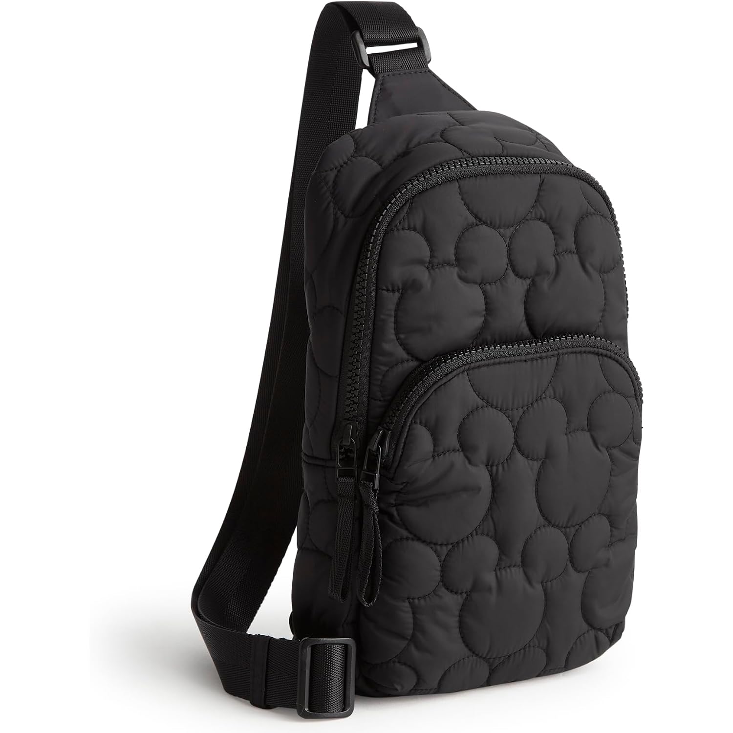 Vera Bradley Women'S Featherweight Lorman Sling Backpack – Water Resistant Crossbody Purse For Travel, Work – Moonless Night