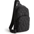 Vera Bradley Women'S Featherweight Lorman Sling Backpack – Water Resistant Crossbody Purse For Travel, Work – Moonless Night