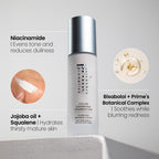 Prime Prometics Color Changing Foundation For Mature Women – Instantly Adapts To Your Skin Tone – Buildable Light-To-Medium Coverage – 12-Hour Wear – Natural Dewy Finish – Hypoallergenic