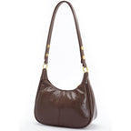 Shoulder Bags For Women Small Hobo Bags Crescent Shaped Cute Retro Tote Handbag Mini Clutch Purse With Zipper Closure