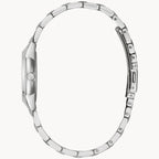 Bulova Women'S Analogue Quartz Watch With Stainless Steel Strap 96P249, Silver, Bracelet