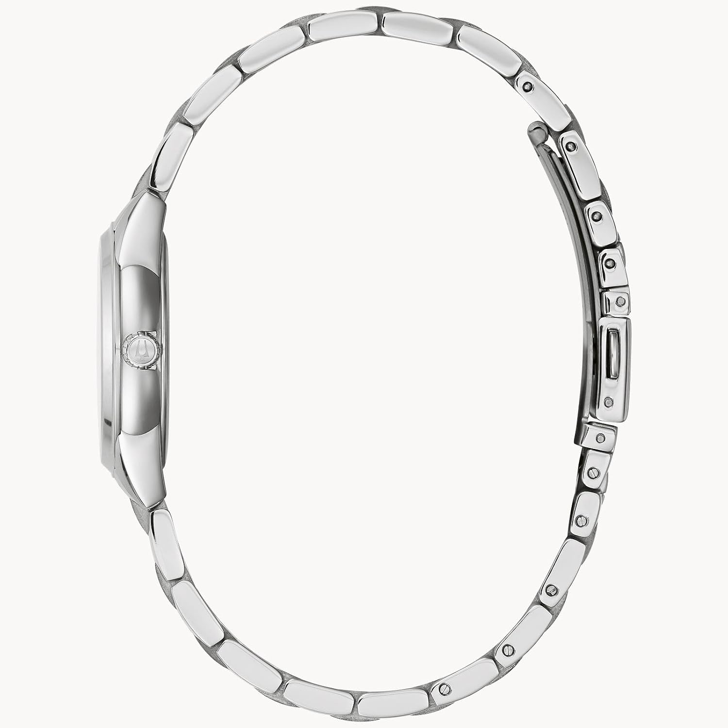 Bulova Women'S Analogue Quartz Watch With Stainless Steel Strap 96P249, Silver, Bracelet