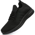 Bernal Black Sneakers For Women Walking Shoes Non Slip Lightweight Casual Breathable Tennis Shoes Work Travel