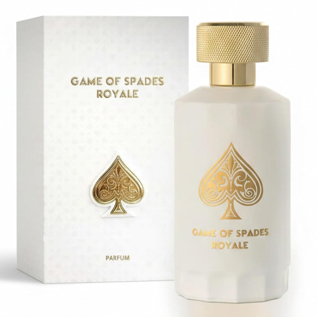 Jo Milano Game Of Spades Royale Parfum Spray | 3.4 Oz (100Ml) | Oud Wood, Amber, Musk, Floral, Caramel Scent | Long Lasting Fragrance For Men And Women (Unisex)