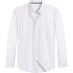 J.Ver Men'S Oxford Shirt Solid Casual Button Down Collar Shirts Long Sleeve Dress Shirts With Pocket
