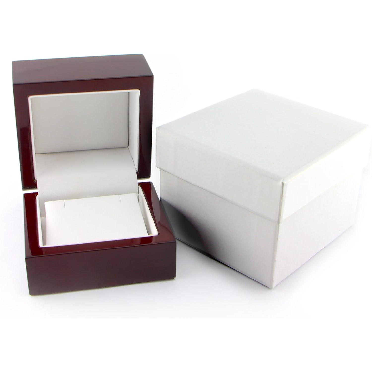 1/6 to 2 Carat Diamond Round Stud Earrings in 14k White Gold (I1-I2, cttw) Bezel Set Screw Back by Diamond Wish