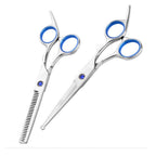 Baby Hair Cutting Scissors Set Professional Safety Round Tip Stainless Steel Hair Thinning Shears Bang Hair Scissor For Kids/Salon/Home