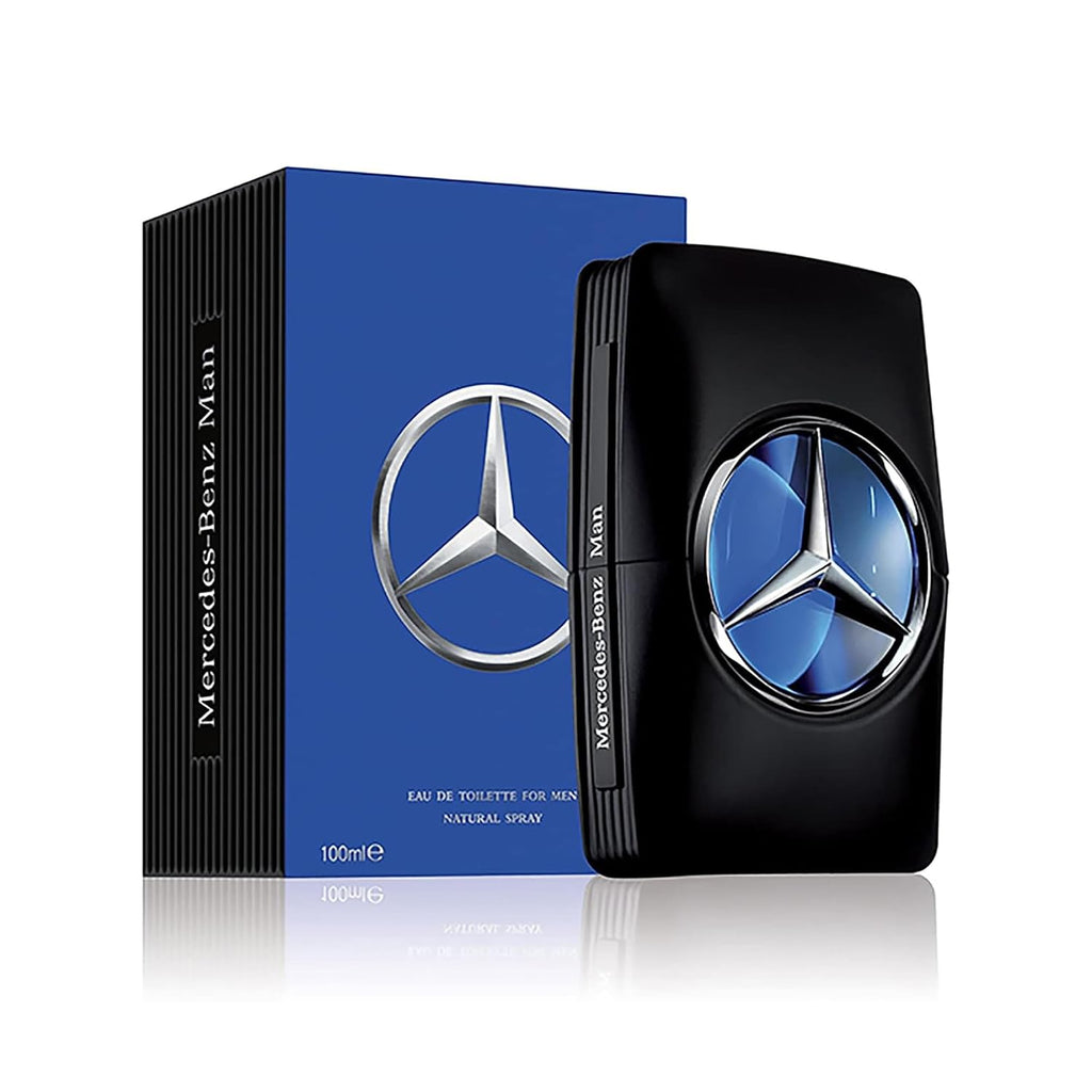 Mercedes Benz Man - Eau De Toilette For Men - Aromatic, Woody Fruity Mens Fragrance With Cedar And Oakmoss Notes - Long Lasting Mens Cologne - 3.4 Oz