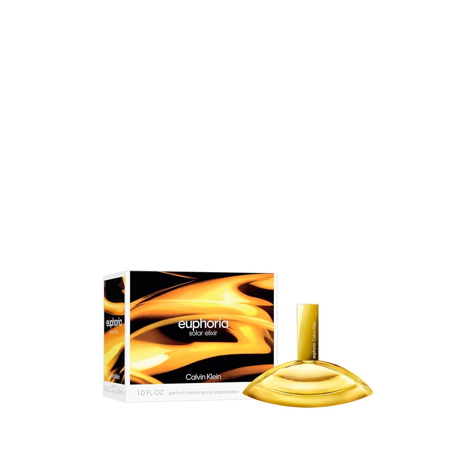Calvin Klein Euphoria Solar Elixir Parfum Intense – Ambery Perfume for Women – With Mango, Golden Orchid, Vanilla & Cedarwood – Long-Lasting Fragrance