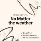 Clio Extreme Gelpresso Pencil Eyeliner, Gel Smooth Waterproof Formula, High Pigment Color, Smudge Proof Long Wear, Creamy Glide, Tightline Blend Control, Safe For Sensitive Eyes (002 Deep Brown)