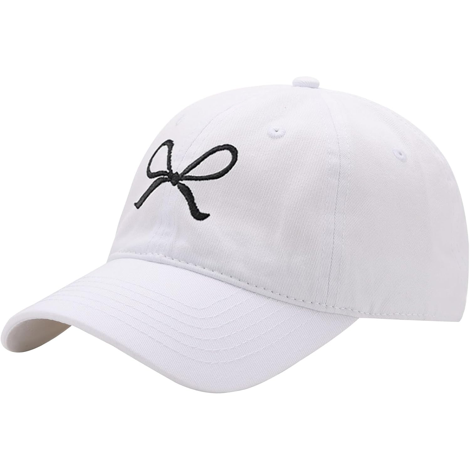 Trendy Bow-Tie Baseball Cap For Women | Trucker Hats Y2K Adjustable Fashion Sun Hat With Visor For Hiking & Travel