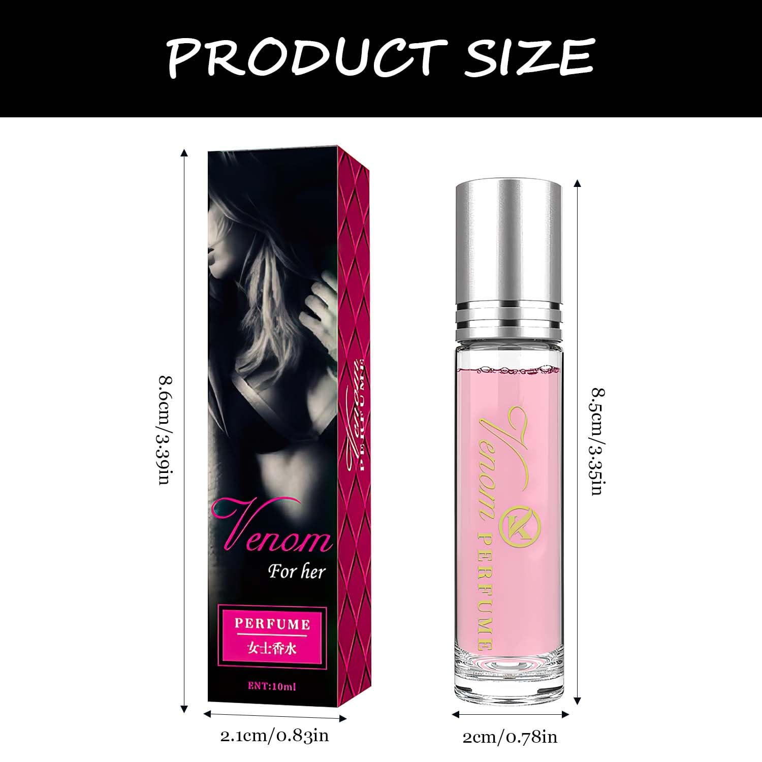 Lunex Phero - Women's Pheromone Perfume, Fresh Long-Lasting Portable (3PCS)