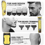 Lqt® Professional Hair Clippers For Men, Hair Trimmer Cordless Barber Clippers And Trimmers Set, Hair Cutting Kit For Men Grooming Father Day Gifts