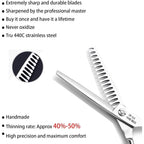 Hair Chunker Scissors - Professional 6 Inch Hair Cutting Thinning Shears Barber Salon Hairdressing