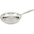 Cuisinart 8-Inch Open Skillet, Stainless Steel Skillet, Large Kitchen Pan, Dishwasher Safe, Compatible with Induction, Electric, Gas Cooktops, Oven Safe Saucepan, Cool Grip Handles