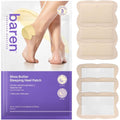 Baren Shea Butter Heel Repair Patch for Cracked Dry Heels, Overnight Foot Moisturizer Mask, Hydrating & Breathable (10pcs), K-Beauty