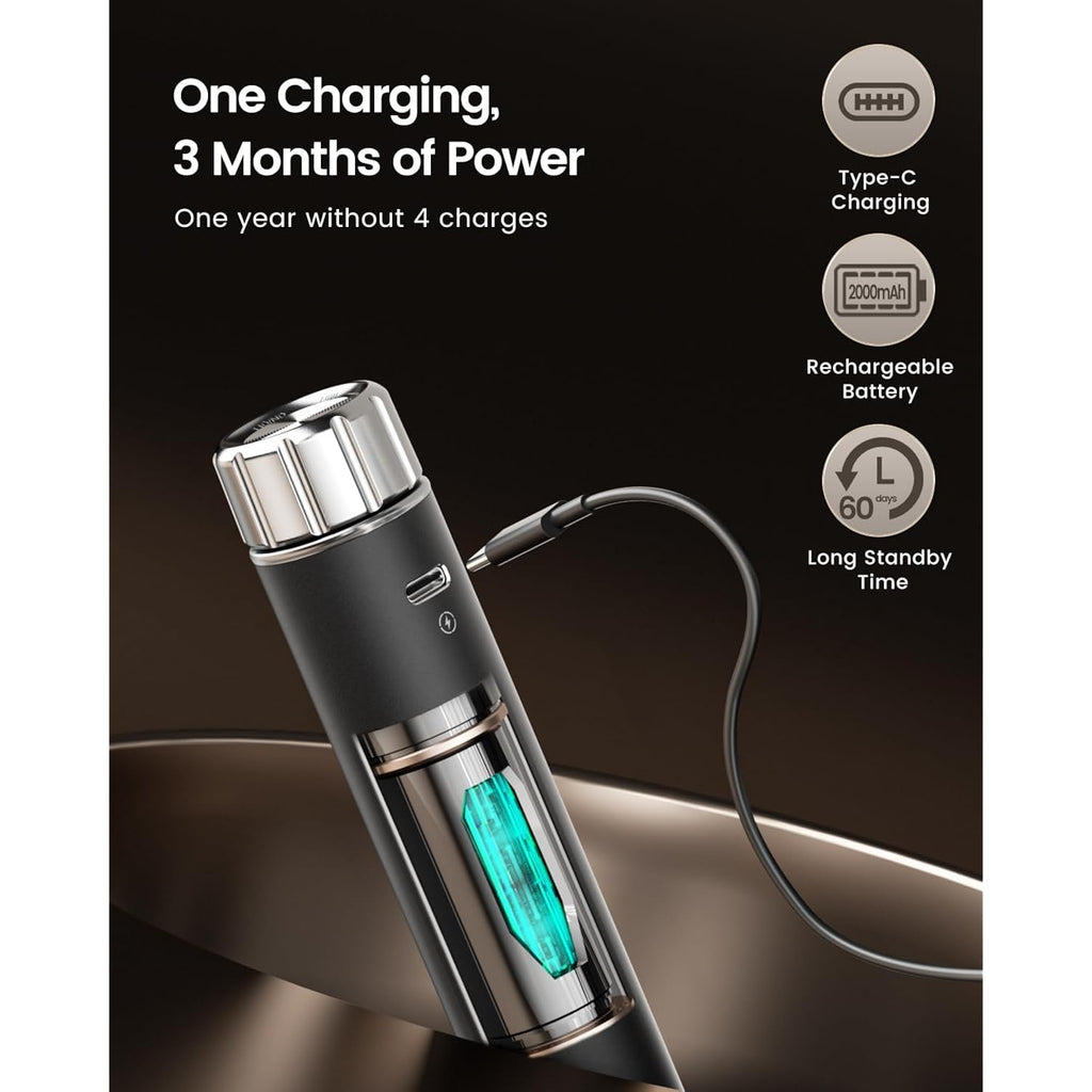Maestri House Rechargeable Milk Frother With Stepless Speed Control, Lunafro Max Handheld Electric Foam Maker Waterproof Drink Mixer Foamer With Stand & Detachable Whisks For Lattes, Cappuccino