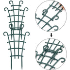 Uwioff Trellis For Potted Plants, Stackable Small Indoor Plant Trellis For Climbing Plants Outdoor For Vine Ivy Hoya Houseplants Flower Plant Support, 4 Pack
