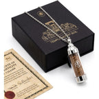 Authentic Temple Mount Christian Necklace for Women & Men – Expert-Certified Sacred Soil Jewelry, Rare Faith-Based Holy Land Soil Pendant from Jerusalem, Spiritual Religious Keepsake