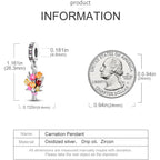 MULA 925 Sterling Silver Charms for Bracelets and Necklaces Family Letters Dangle Pendants Airplane Travel Beads Family Tree Jewelry Charms for Women