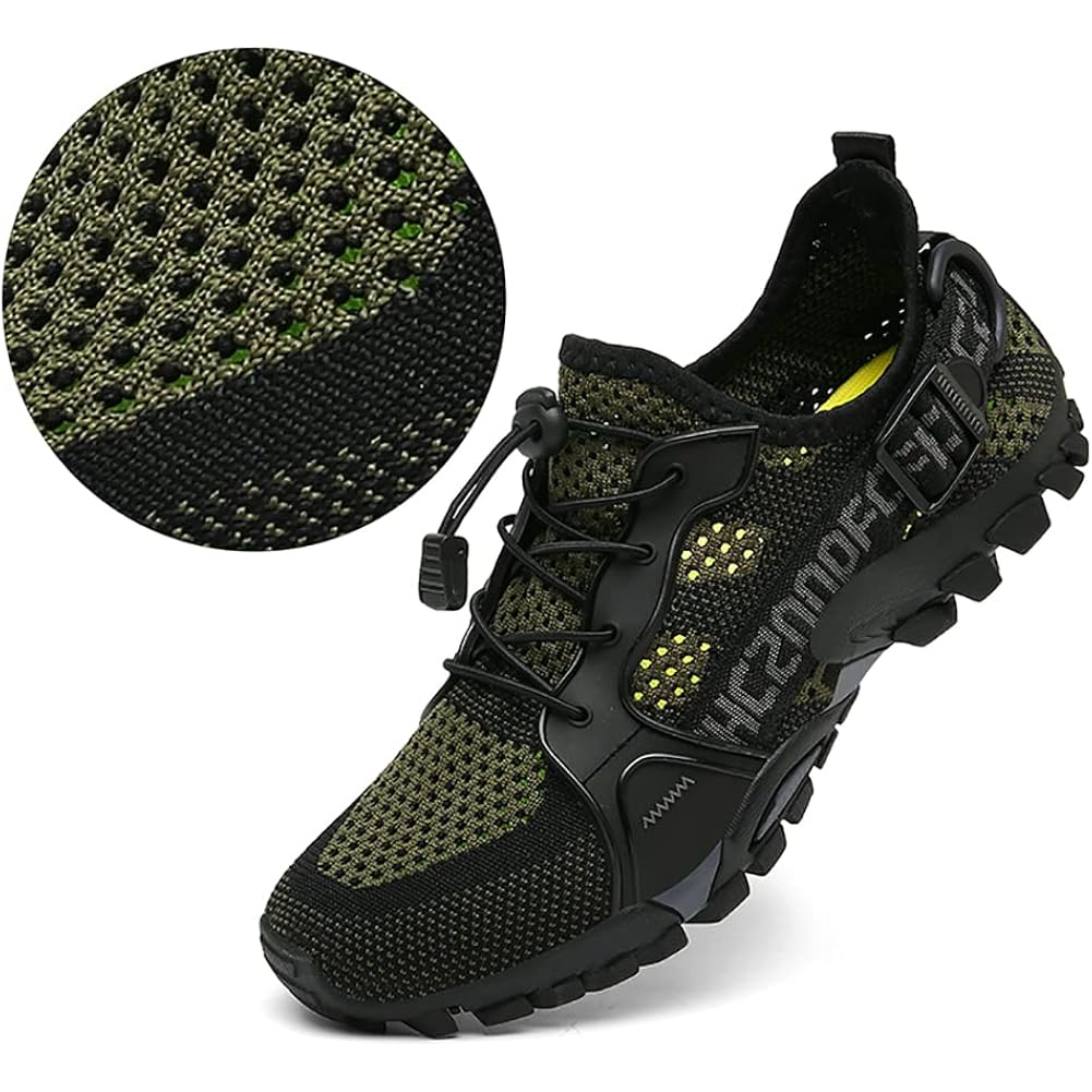 Tangyugen Water Shoes Men Women Outdoor Hiking Shoes Quick Drying Beach Aqua Shoes Travel Trekking Walking Climbing Sneakers