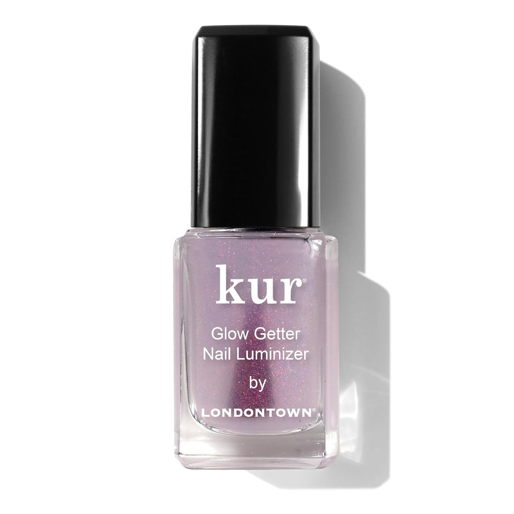 LONDONTOWN Glow Getter Nail Luminizer – One-Step Nail Treatment with Hexanal & Shimmer for Stronger, Healthier, Glossier Nails, No Base or Top Coat Needed, 0.4 Fl Oz