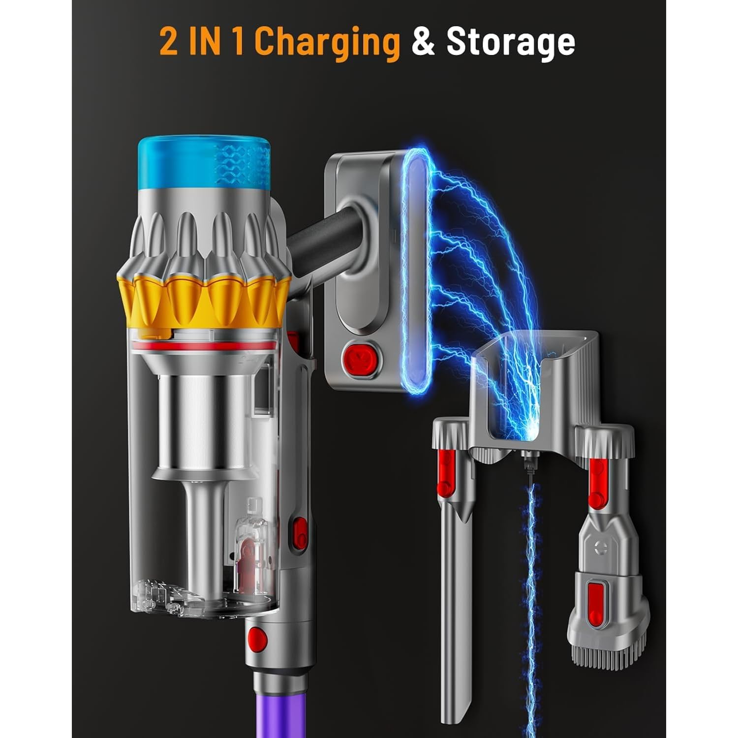 Cordless Vacuum Cleaner, 650W 55Kpa 75Min Powerful Vacuum Cleaners For Home, Self-Standing Stick Vacuum Cordless Rechargeable/ Anti-Tangle/Oled Screen/1.8L Cup For Home Pet Hair/Carpet/Hardwood Floor