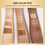 3 Colors Body Bronzers Waterproof No Transfer Flawless Looking Leg Makeup Light Leg And Body Scar Cover Up Makeup/Tattoo Cover Up (30Ml,02 Medium Golw）
