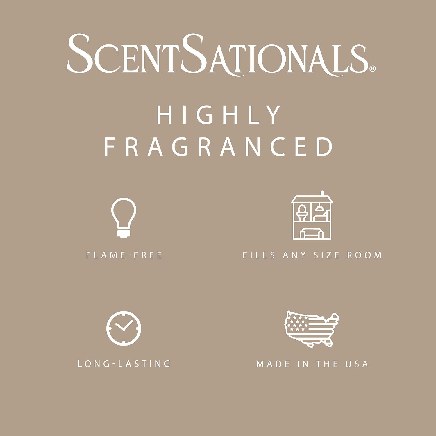 Scentsationals Cuddle Up - Tonka Scented Wax Melts 10Oz (24 Cubes)