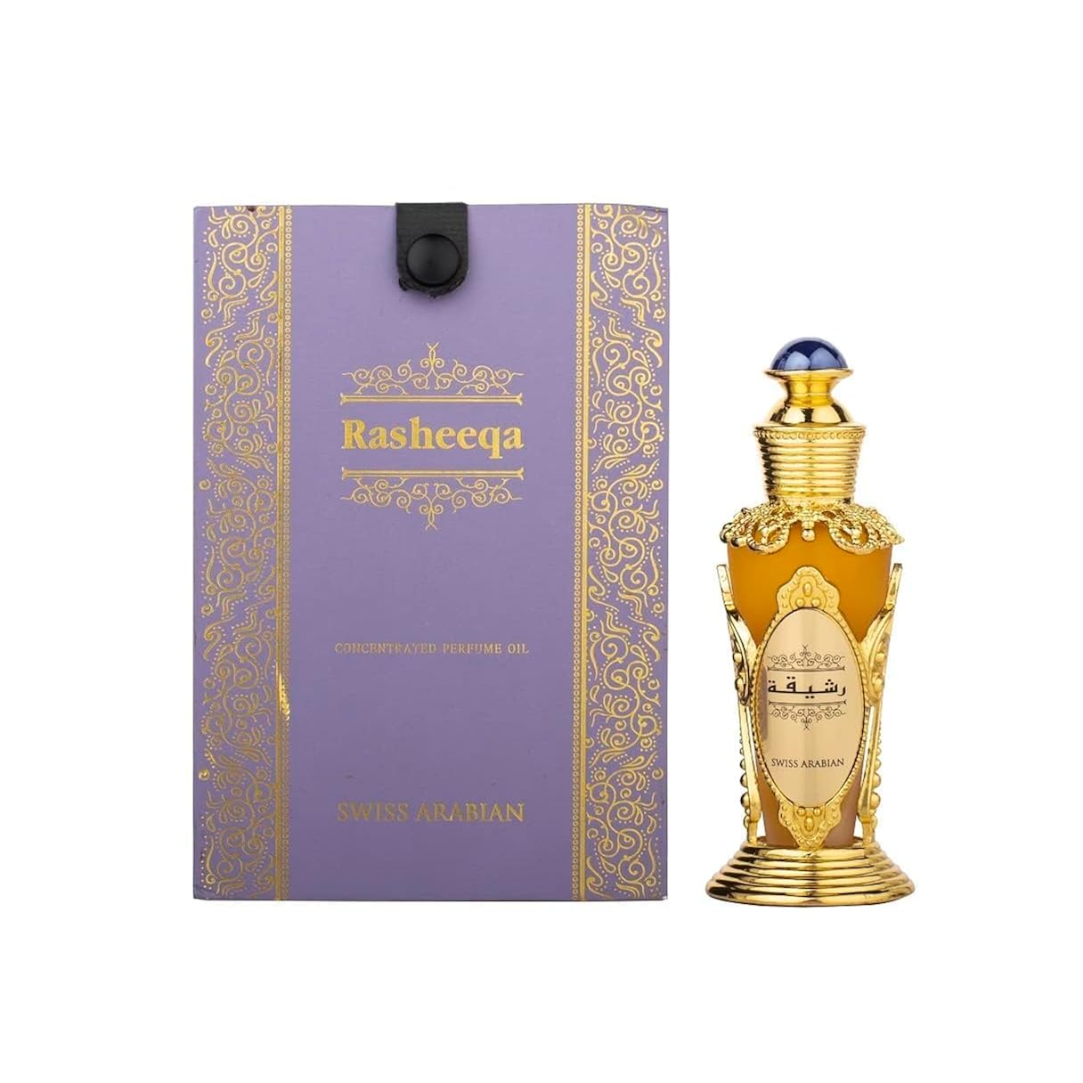 Swiss Arabian Rasheeqa - Luxury Products from Dubai - Long Lasting Personal Perfume Oil - A Seductive, Exceptionally Made, Signature Fragrance - The Luxurious Scent of Arabia - 0.6 oz.