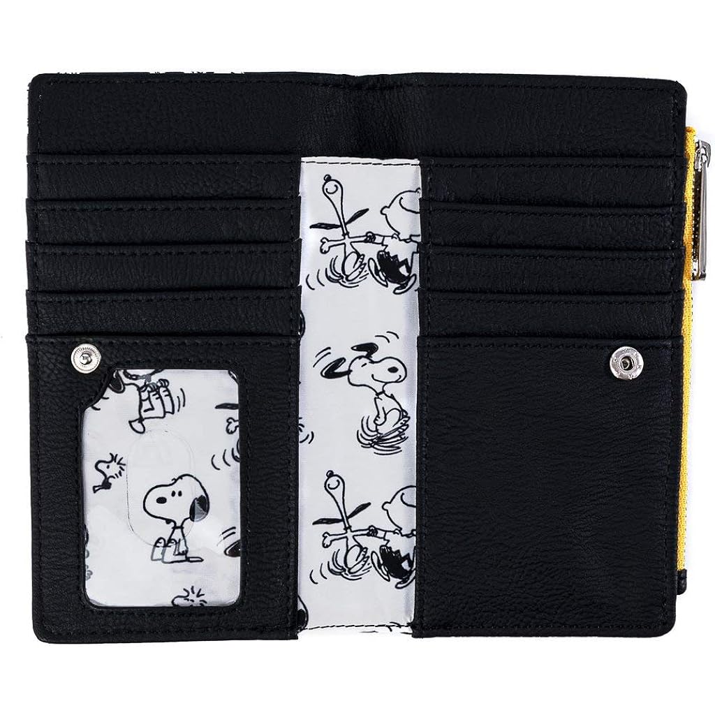 Loungefly Peanuts Snoopy and Woodstock All Over Print Wallet