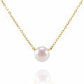 PAVOI Handpicked AAA+ Freshwater Cultured Single Pearl Necklace Pendant | Gold Necklaces for Women